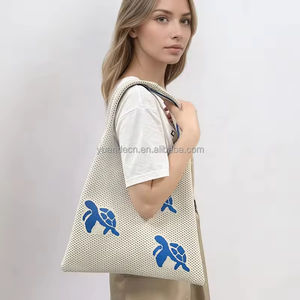 Bolsos <span class=keywords><strong>de</strong></span> <span class=keywords><strong>Ganchillo</strong></span> con Patrón <span class=keywords><strong>de</strong></span> Cerezas, Bolso Tejido en 3D, Bolso <span class=keywords><strong>de</strong></span> Playa, Bolso <span class=keywords><strong>de</strong></span> Mano Informal <span class=keywords><strong>de</strong></span> Verano <span class=keywords><strong>para</strong></span> Mujer, Ligero, <span class=keywords><strong>para</strong></span> Uso Diario - Product Image 2