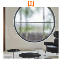 WANJIA OEM ODM Casa Interior Ventanas Aluminio Vidrio Redondo Fixwd Ventana Circular Ventanas