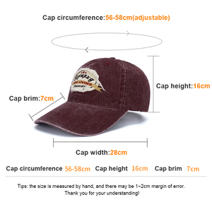 Custom Vintage Washed Cotton Baseball Cap Embroidered Logo Adjustable Sports <b>Dad</b> <b>Hat</b> for Men Women - Product Image 2