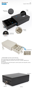 <b>Cash</b> Drawer Safe <b>Box</b> Fireproof for Money Electronic Key Home Hotel <b>Lock</b> Mini 208 208 - Product Image 2