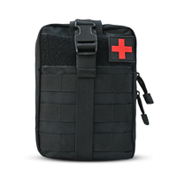 Trousse de premiers secours portable XUANLAN en tissu Oxford léger et durable, radio d'urgence solaire pour le camping en plein air