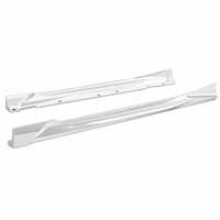 Extensions de bas de caisse brillantes pour berline, kit carrosserie aérodynamique sport, accessoires extérieurs automobiles