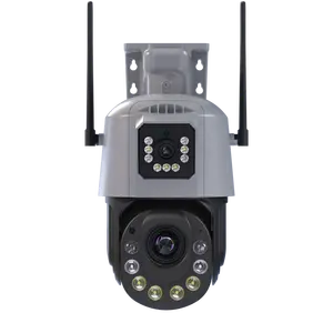 4G 6MP 50X Optical Zoom Security IP Camera ICess 2-Way Audio Waterproof Remote Access Outdoor CCTV Surveillance WiFi 6MP Camera