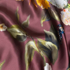 Motif pur crêpe Satin papillon 100 <span class=keywords><strong>tissu</strong></span> <span class=keywords><strong>de</strong></span> <span class=keywords><strong>soie</strong></span> <span class=keywords><strong>de</strong></span> <span class=keywords><strong>mûrier</strong></span> en chine par la cour vraie <span class=keywords><strong>soie</strong></span> <span class=keywords><strong>mûrier</strong></span> impression numérique personnalisée - Product Image 3