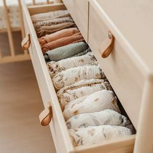 Housse de lit pour bébé en mousseline, draps de <span class=keywords><strong>matelas</strong></span> pour berceau ajustés, coton respirant, draps de lit en mousseline pour bébé, draps de berceau pour garçons et filles - Product Image 5