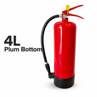 Extincteur à brouillard d'eau de haute qualité 4L Plum Bottom, conception à base plate pour la protection incendie électrique et générale