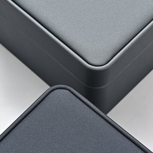 FANXI Custom Logo PU Leather Microfiber <b>Watches</b> Storage Box Packaging - Product Image 5