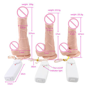 Emote-consolador de empuje controlado para mujer, pluma vibratoria, Consolador - Product Image 2