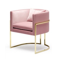 Petit tabouret de bar populaire de couleur rose Offre Spéciale en gros chaise de client principal pour l'utilisation de table de manucure de salon de beauté de station thermale