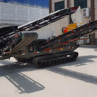 Cribleuse mobile sur chenilles pour déchets de construction et sable de silice - Prix