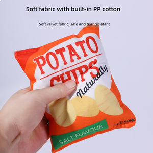 स्क्वीकी सुंदर क्लासिक प्लश पिश खिलौना के लिए टिकाऊ और पर्यावरण के अनुकूल सुखदायक प्लेटाइम और स्वस्थ दंत विकास - Product Image 1