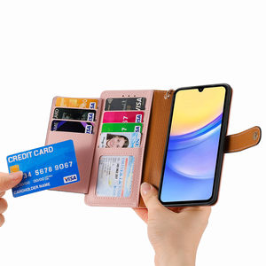 Étui portefeuille en cuir design de luxe pour <span class=keywords><strong>Samsung</strong></span> <span class=keywords><strong>Galaxy</strong></span> S20 S21 FE S22 Plus S23 Ultra S24 - Product Image 6