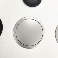 Enchufe de Corriente de 3 Tomas AC para Reino Unido, Color Blanco, Negro y Plateado, 90 mm, Enchufe de Mesa, Enchufe Extraíble, Cargador USB para el Hogar, la Oficina y la Cocina