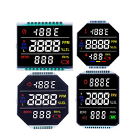 Module d'affichage LCD à 7 segments de grande taille, résistant aux chocs et aux températures extrêmes, anti-éblouissement, pour équipement de détection de gaz anti-explosion