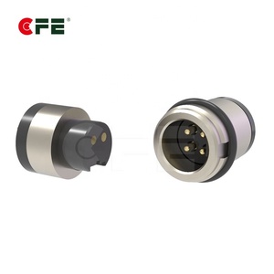 Đầu Nối Từ Tính Loại Mới Của Trung Quốc, Đầu Nối Tròn 4 Chân DC Có Nam Châm Cho Thú Cưng Đeo Được - Product Image 1