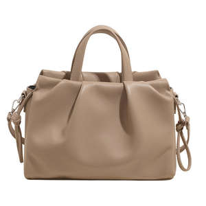 Nouveau sac à main pour femme durable, léger et pliable, en cuir PU de haute qualité et grande capacité, à porter à l'épaule. - Product Image 6