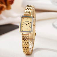 Nuevo Reloj de Cuarzo para Mujer con Esfera Rectangular, Estilo Coreano, de Lujo Ligero, Estilo Instagram, de Alta Gama