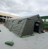 Tentes de camping tactiques grand format imperméables vert olive 3000 mm, abri multifonctionnel à déploiement rapide