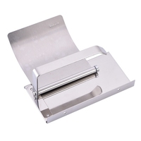 Accessoires de salle de bain HF, acier inoxydable 304, organisateur mural moderne pour salle de bain, porte-rouleau de papier toilette avec étagère