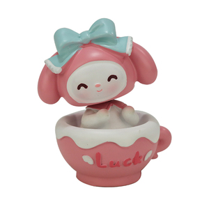 Conejito bonito superbonito personalizado utilizado como decoración del hogar, juguetes para niños, regalos de cumpleaños para niños, artesanías de resina, fabricante de resina - Product Image 1