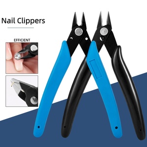 Ciseaux de manucure professionnels en métal durable en forme de U pour l'art des ongles, outils de pincement et de retrait de vernis - Product Image 1