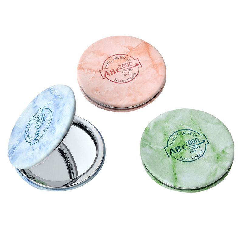 Индивидуальные цвета металлическое и стеклянное компактное зеркало для макияжа карманное зеркало