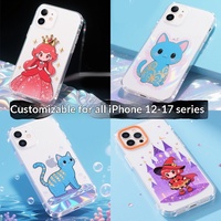 Étui de téléphone portable IMD TPU+PET personnalisé avec motif animal, protection 360°, OEM/ODM en stock, fabricant de Dongguan