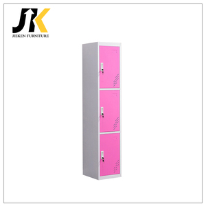 <span class=keywords><strong>Armadietto</strong></span> in Acciaio a 3 Ante Singole, Durevole ed Economico, Piccolo <span class=keywords><strong>Armadietto</strong></span> per Spogliatoio, Armadio Metallico Verticale per Palestra - Product Image 3