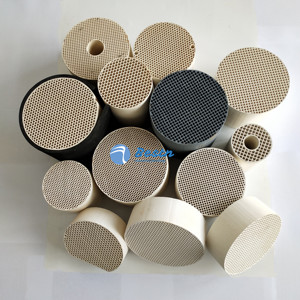 Nhiệt accumulator vòng vuông cordierite mullite Monolith tổ ong gốm Chất nền để bán - Product Image 1