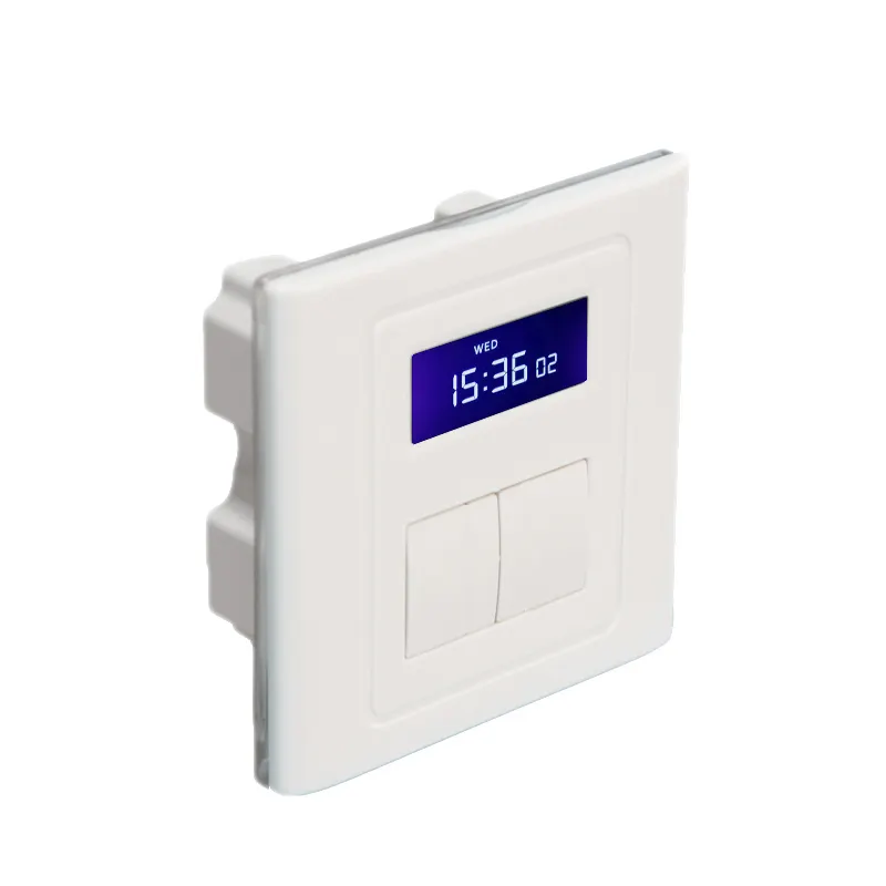 Electric 2 Gang Digital Timer Switch with LCD Display