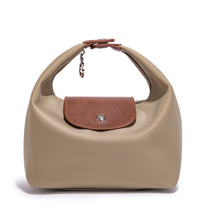 Nuova Borsa Pranzo 2025 Impermeabile in Nylon Pieghevole Leggera con Due Cinghie e <span class=keywords><strong>Tracolla</strong></span> Regolabile, Borsa a Mano da Pendolare, Borsa a Spalla da Donna - Product Image 1