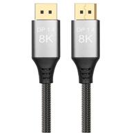 Venta caliente de alta calidad 1,4 8K Displayport Dp macho Cable para PC