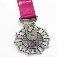 Nouvelles inventions, trophée de conception plaqué, ruban de course, médaille personnalisée pour marathon sportif
