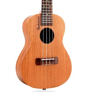 Çin özel toptan İngiltere 26 "Tenor gülağacı klavye mat sapelli Ukulele fiyat