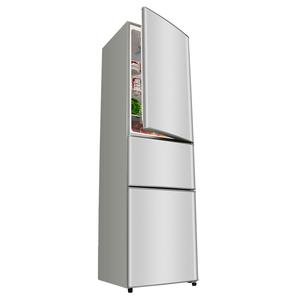 Refrigerador de Triple Puerta de 206L, Refrigerador y Congelador de Gran Capacidad con Compresor - Product Image 1