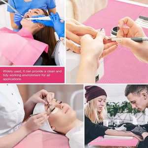 20 Piezas de Papel Protector Desechable para Mesa de Tatuajes, Impermeable, para Manicura, PMU, Láminas de Papel Limpias - Product Image 3