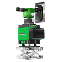Niveau laser 4D 16 lignes à faisceau vert auto-nivelant Niveau laser vert 360 16 lignes multiples Télécommande 4D pour revêtement de sol et carrelage