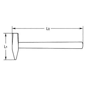 ค้อนพลาสติก02165005000 Heyco - Product Image 2