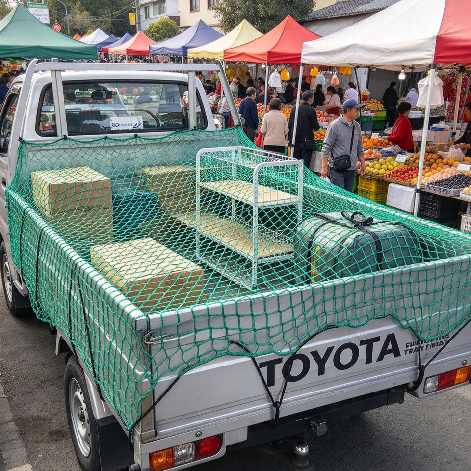 Ultra Strong Trailer Cargo Netting Knotless PP Mesh Heavy Duty Truck ...