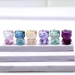 2 cm Venta al por mayor <span class=keywords><strong>de</strong></span> adornos <span class=keywords><strong>de</strong></span> <span class=keywords><strong>cristal</strong></span> <span class=keywords><strong>de</strong></span> gato <span class=keywords><strong>de</strong></span> dibujos animados hechos a mano <span class=keywords><strong>de</strong></span> alta calidad en todo <span class=keywords><strong>el</strong></span> mundo - Product Image 6