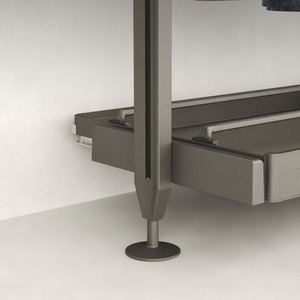 Cooper Open Wardrobe <b>Shelf</b> Floor To Ceiling Standing Type Clothing Organizer Stainless Steel Rectangle <b>Bedroom</b> Storage Rack - Product Image 3