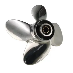 4-blade 9.9 "X9 " STAINLESS STEEL 30HP Marine Propeller For Hidea Outboard Engine