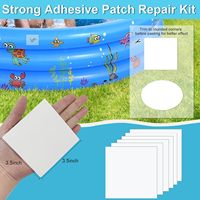 Kit de réparation de piscine en TPU pré-coupé, kit de réparation de patch gonflable, patch de réparation en TPU pour matelas pneumatique, château gonflable, piscine