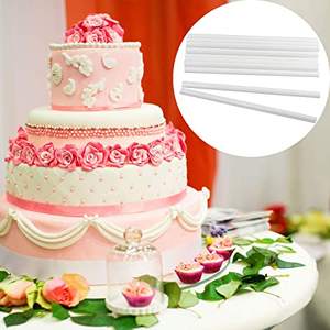 Белые пластиковые утолщенные стержни для торта, 12 шт., 24 см - Product Image 4