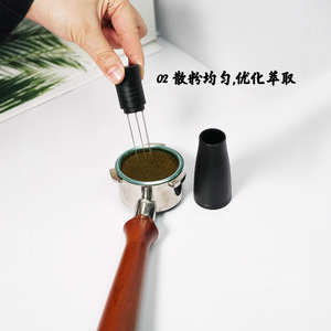 เครื่องจ่ายผงกาแฟแบบเข็มสแตนเลส ดีไซน์มินิมอลแบบพกพาสำหรับใช้กับเครื่องชงกาแฟเอสเปรสโซ - Product Image 3