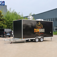 Camion de restauration entièrement équipé CAMPTRL, remorques de concession personnalisées, chariot de nourriture pour café, pizza, tacos avec cuisine complète