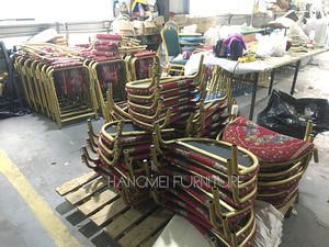 Chaise de prière musulmane rembourrée pliable et empilable en métal, vente en gros, promotion - Product Image 6