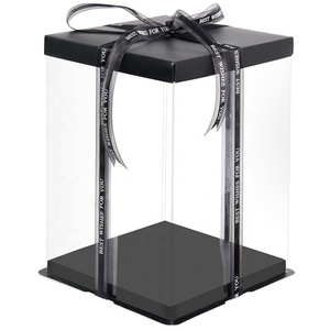 10 Inch Packaging Square Clear Plastic Original Transparent <b>Boxes</b> for Cake Clear Plastic - Product Image 1