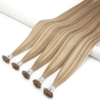 Extensions de cheveux humains de luxe à pointe plate Y Micro Link, vente en gros
