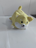 Jouet à mâcher pour chien en peluche écologique, résistant aux morsures, interactif, design animal de dessin animé, anti-ennui, pour petits et grands chiens